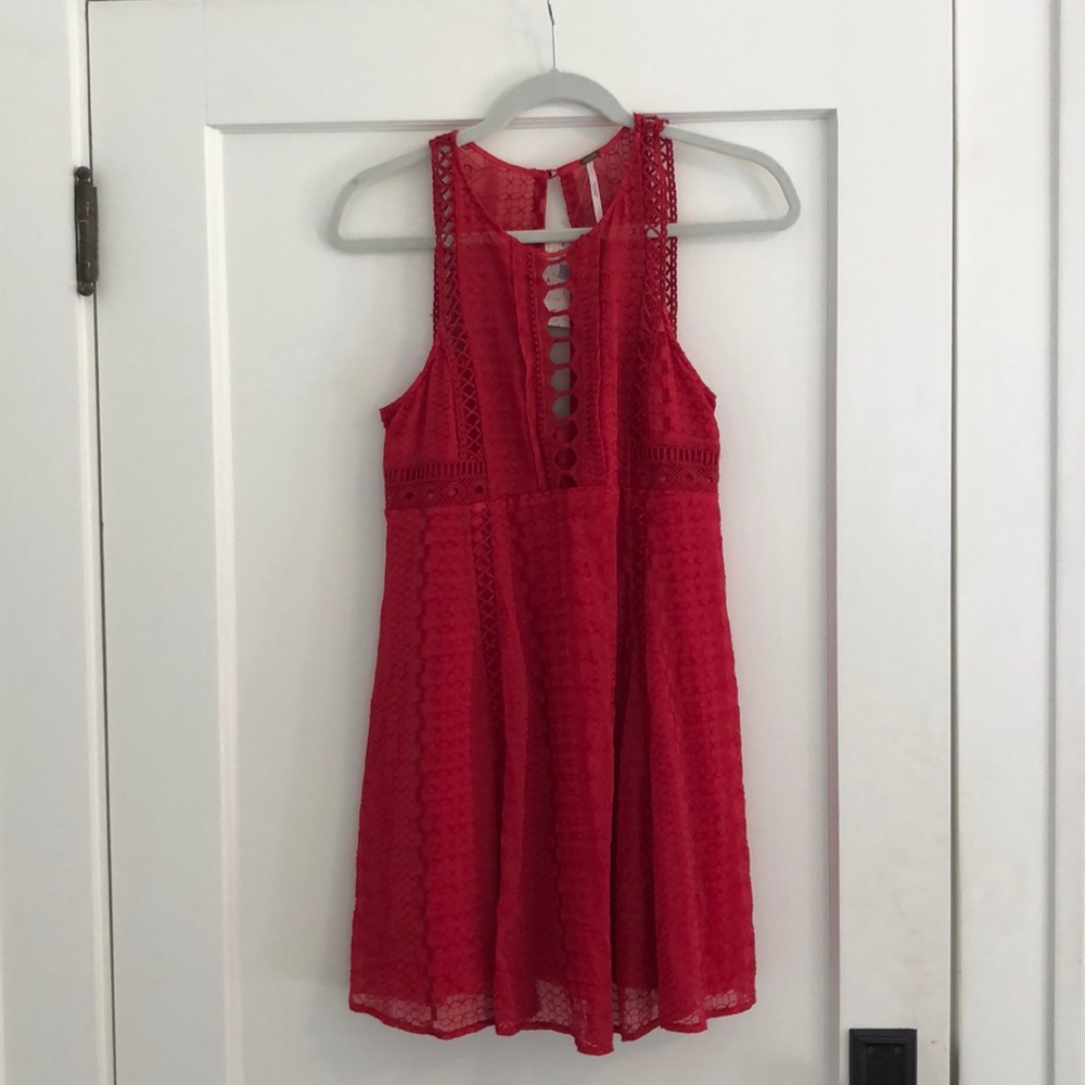 Free People Rose Mini Dress